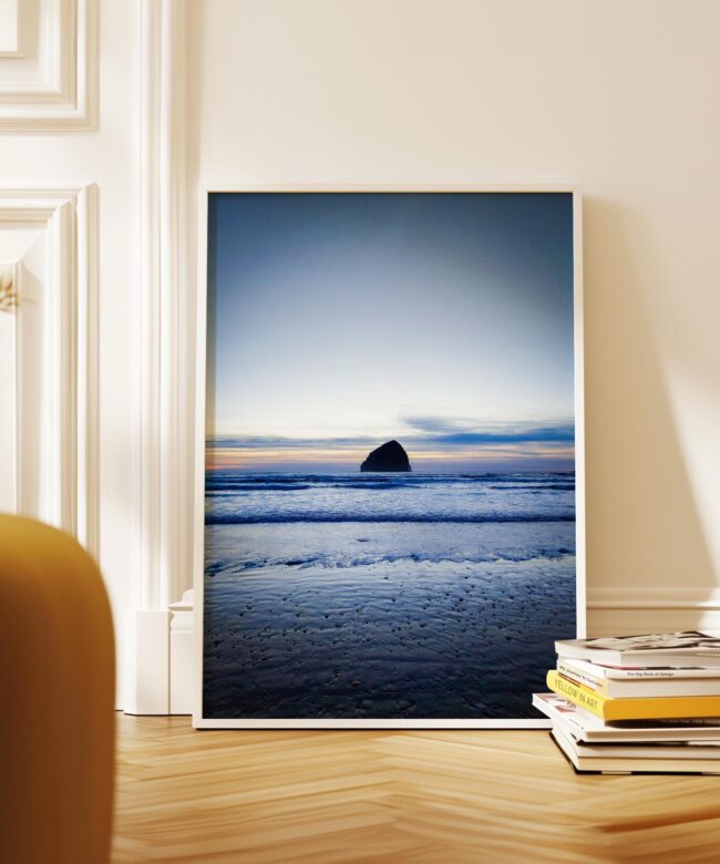 Oregon Coast Wall Art – Cape Kiwanda Pacific City Sunset Photography Print – Coastal Beach Ocean Seascape Fine Art by Jessie Dysart