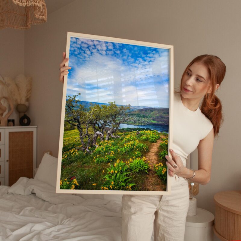 Oregon Landscape Photography Print – Tom McCall Point Trail Wall Art – Columbia River Gorge – PNW Nature Photo by Jessie Dysart - Image 4