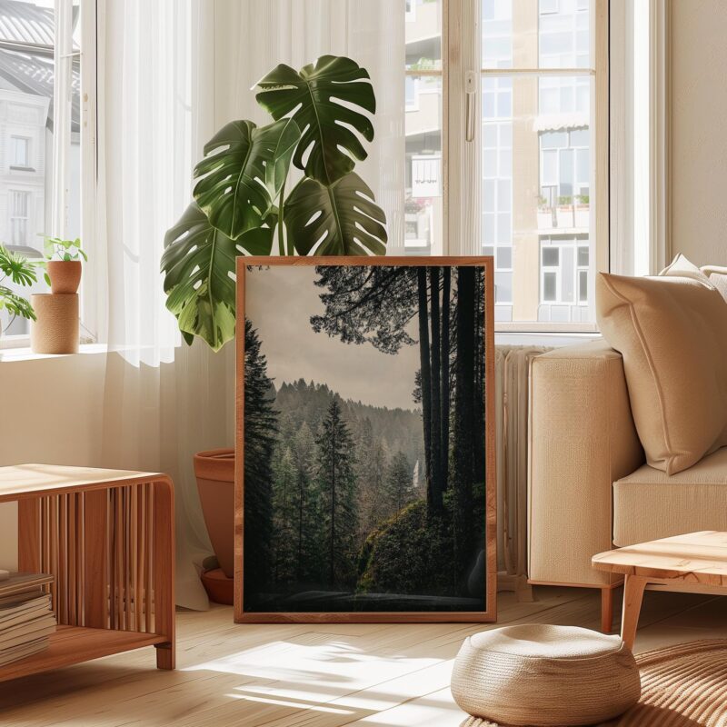 Silver Falls State Park Wall Art – Oregon Forest Photography Print – Moody Waterfall Landscape Décor, Pacific Northwest Nature Photo - Image 7