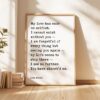 John Keats Quote Print – My Love Has Made Me Selfish Typography Wall Art – Romantic Literary Home Décor