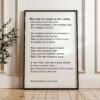 The Rose Did Caper on Her Cheek • Emily Dickinson Poem • Typography Art Print