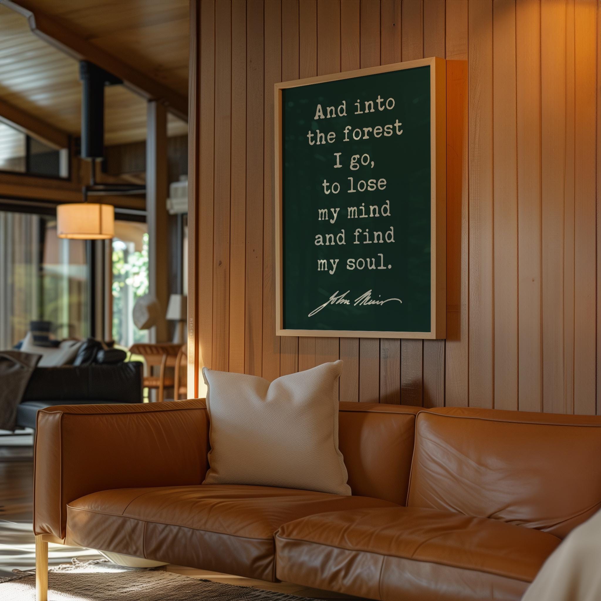 And Into the Forest I Go • John Muir Quote • Typography Art Print • Nature Lover - Image 11