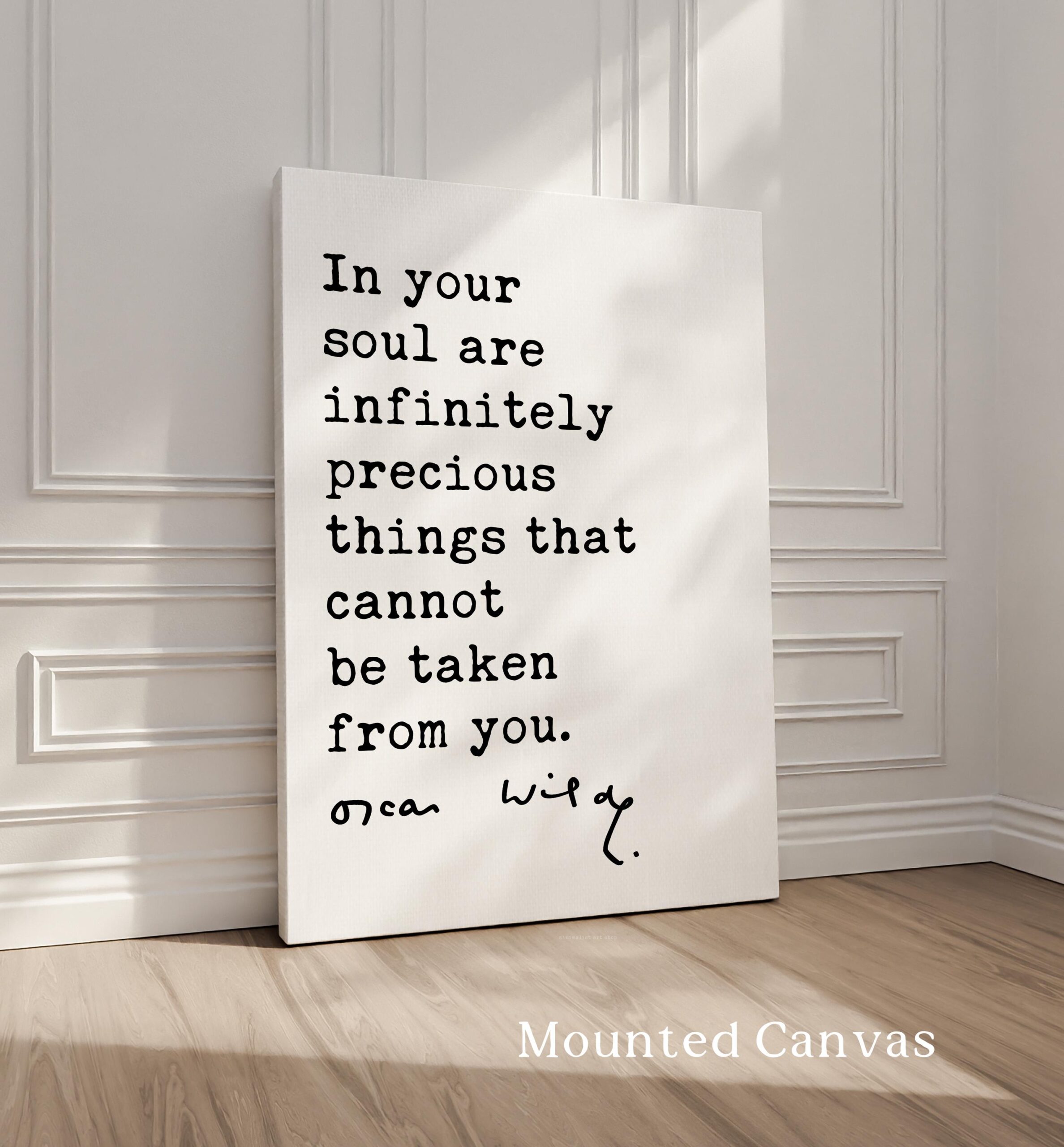 In Your Soul • Oscar Wilde Quote • Typography Wall Art Print - Image 2