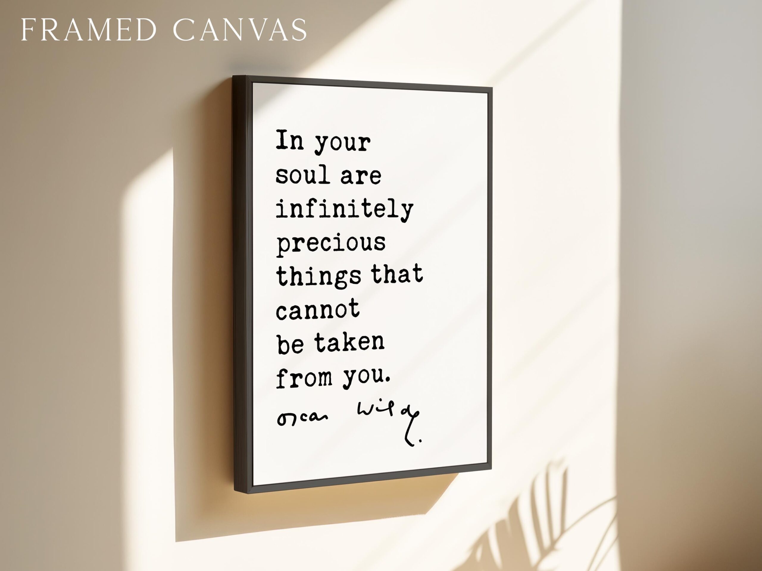 In Your Soul • Oscar Wilde Quote • Typography Wall Art Print - Image 3