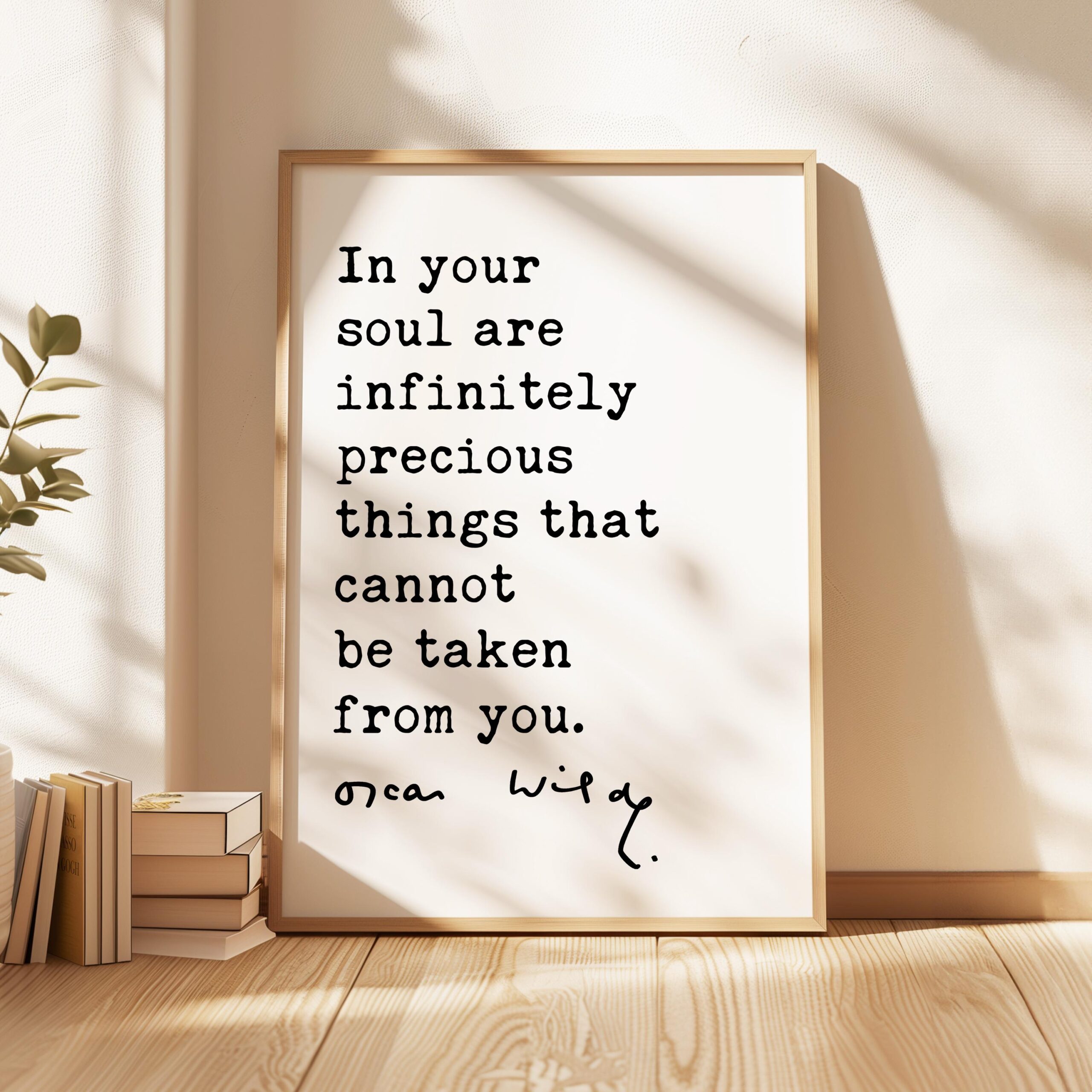 In Your Soul • Oscar Wilde Quote • Typography Wall Art Print - Image 6