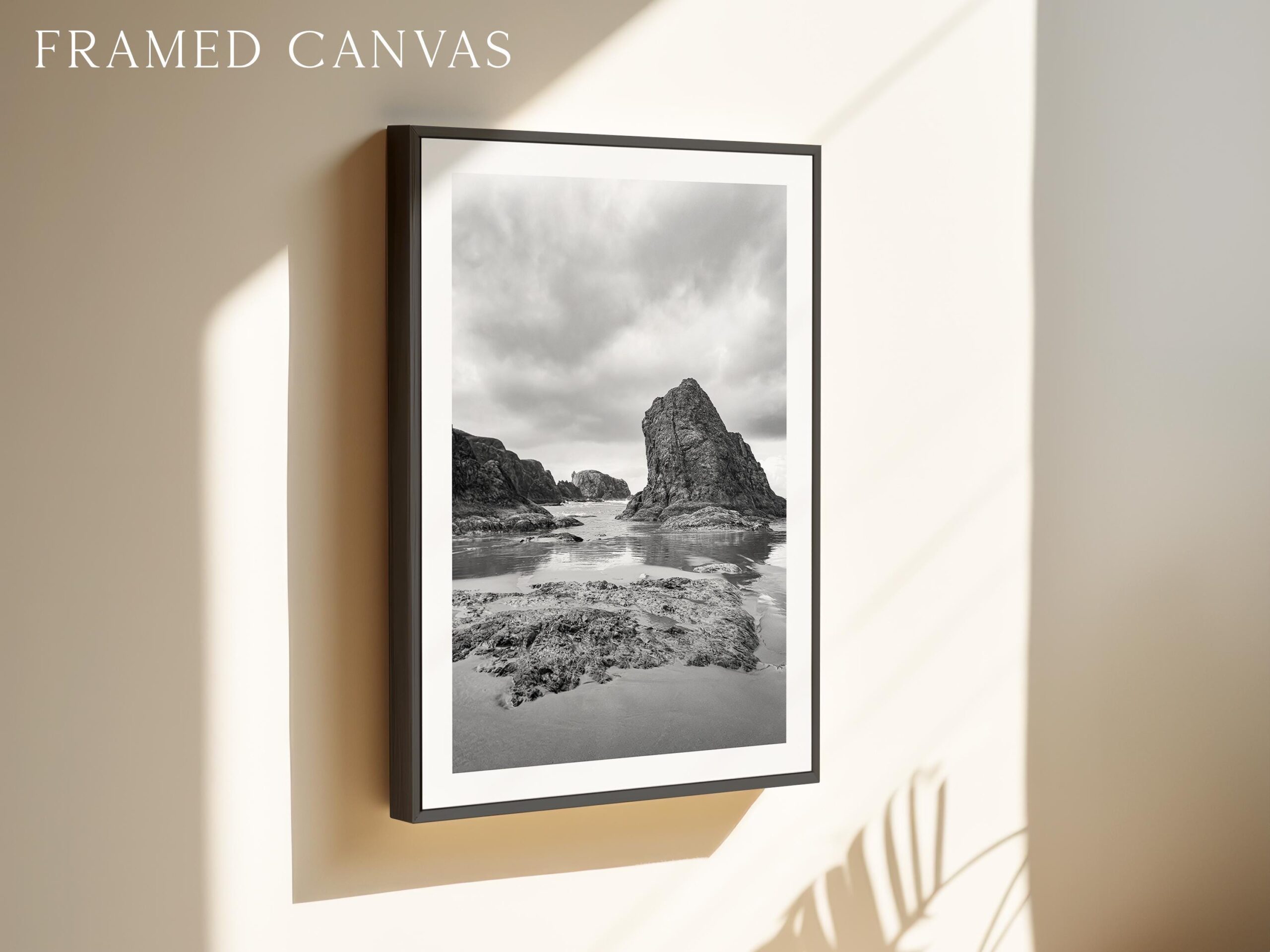Bandon Beach Black White Photo Print Oregon Coast • Wall Art Moody • Photography Jessie Dysart - Image 3