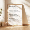 Break Poem Print • Literary Wall Art • Alfred Lord Tennyson • The Sea • Longing and Loss