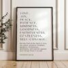 Galatians 5:22-23 Fruit of the Spirit Print, Christian Wall Art, Bible Verse Decor Galatians 5:22-23 Fruit of the Spirit Print, Christian Wall Art, Bible Verse Decor