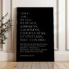 Galatians 5:22-23 Fruit of the Spirit Print, Christian Wall Art, Bible Verse Decor Galatians 5:22-23 Fruit of the Spirit Print, Christian Wall Art, Bible Verse Decor