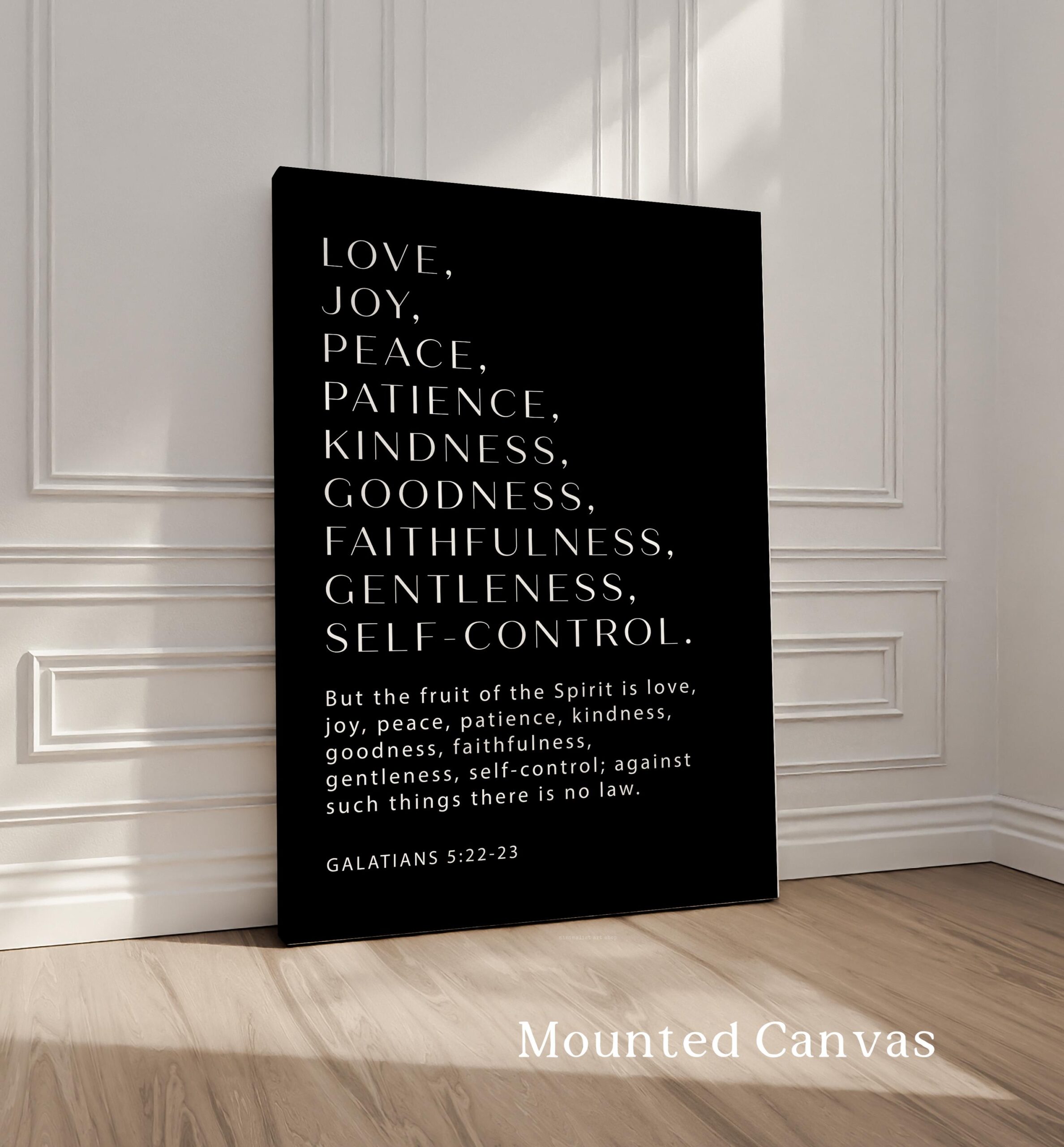 Galatians 5:22-23 Fruit of the Spirit Print, Christian Wall Art, Bible Verse Decor - Image 3