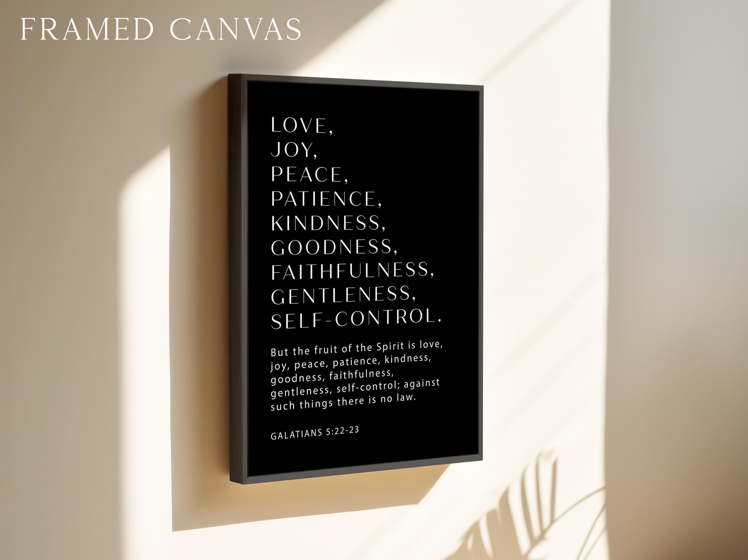 Galatians 5:22-23 Fruit of the Spirit Print, Christian Wall Art, Bible Verse Decor - Image 4