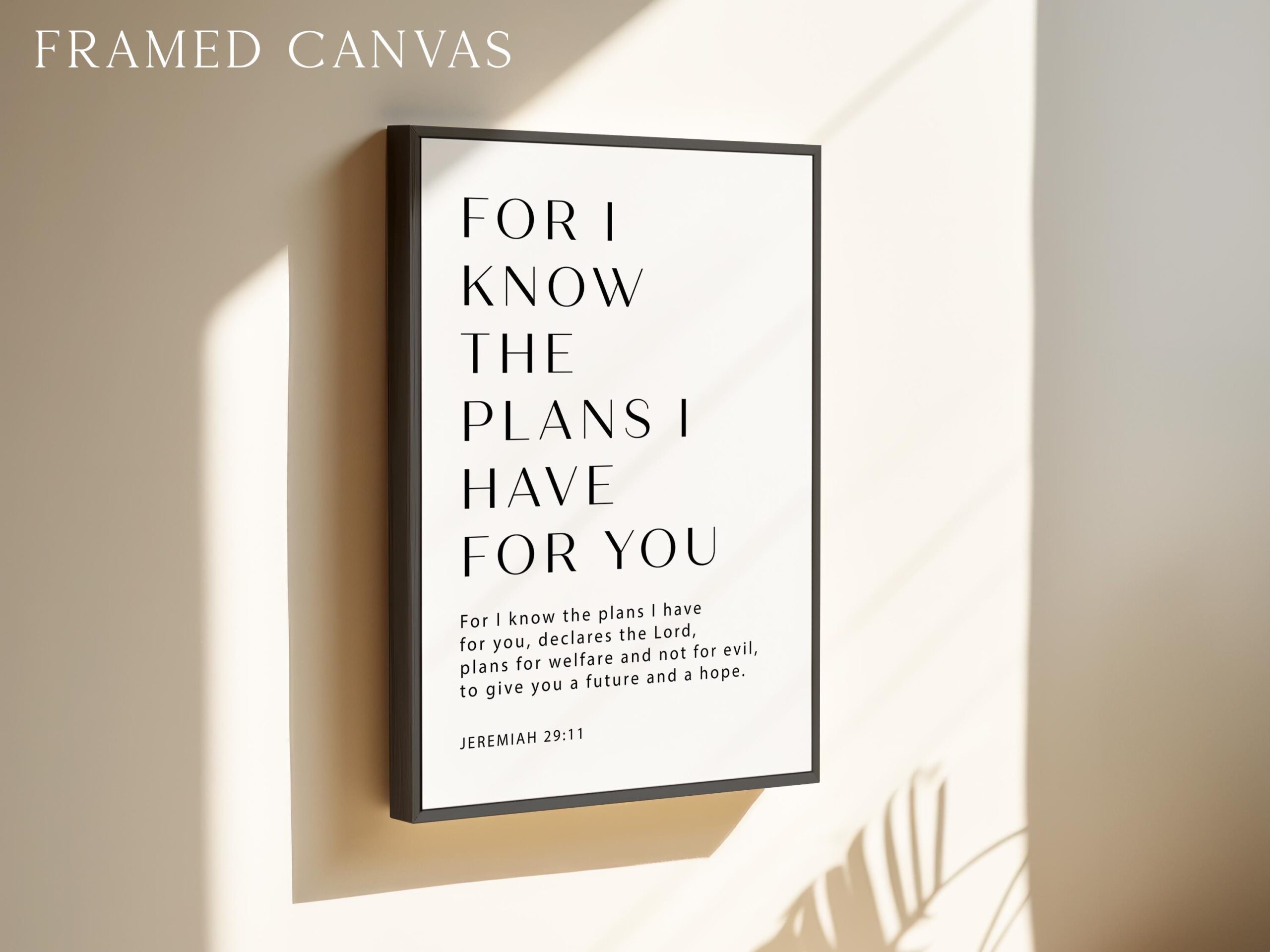 Jeremiah 29:11 Bible Verse Print, For I Know The Plans, Christian Wall Art - Image 4