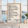 Oscar Wilde Quote Print, Selfishness Wall Art, Literary Typography, Book Lover Gift
