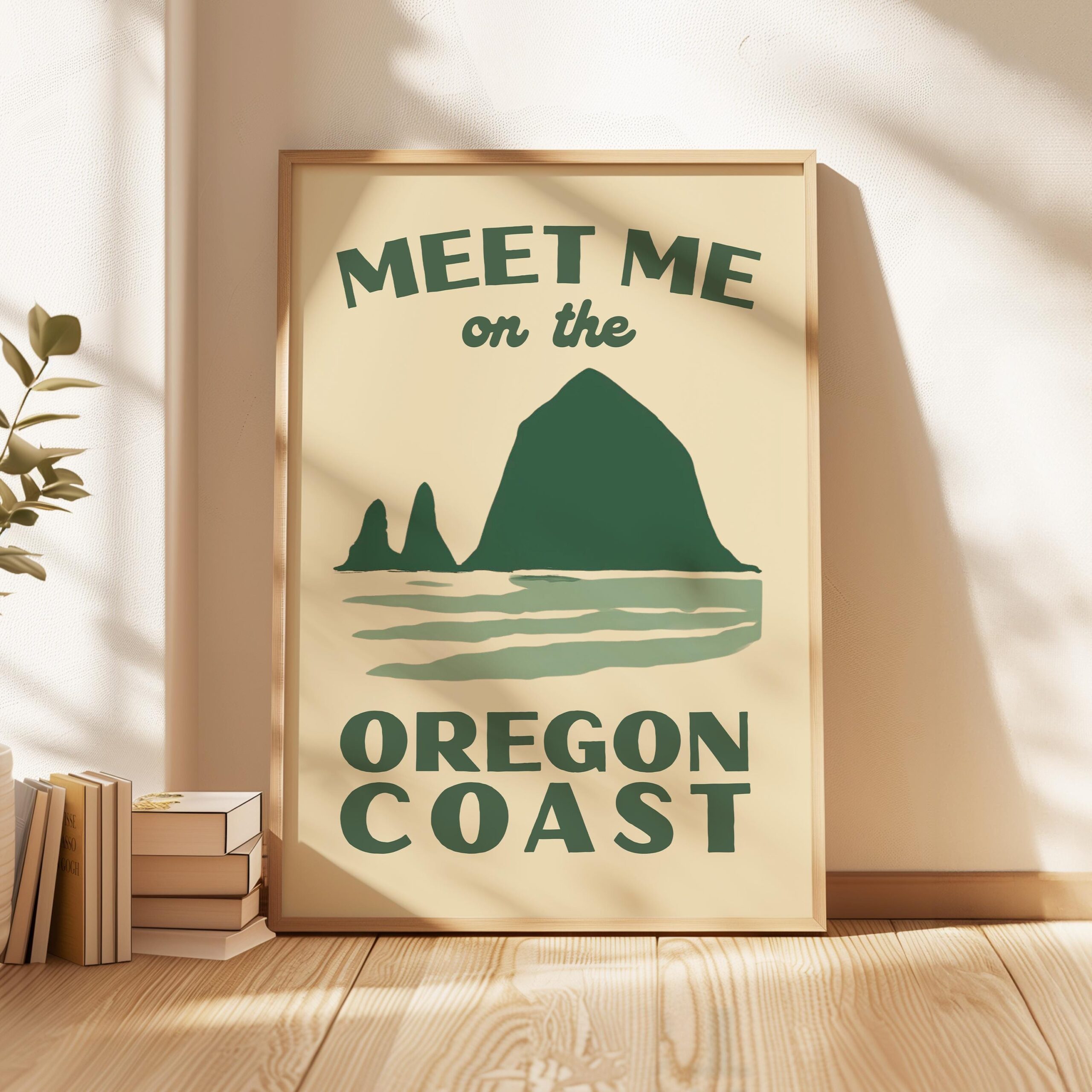 Meet Me on the Oregon Coast Print, Wall Art, Pacific Northwest Decor, Coastal Travel - Image 6