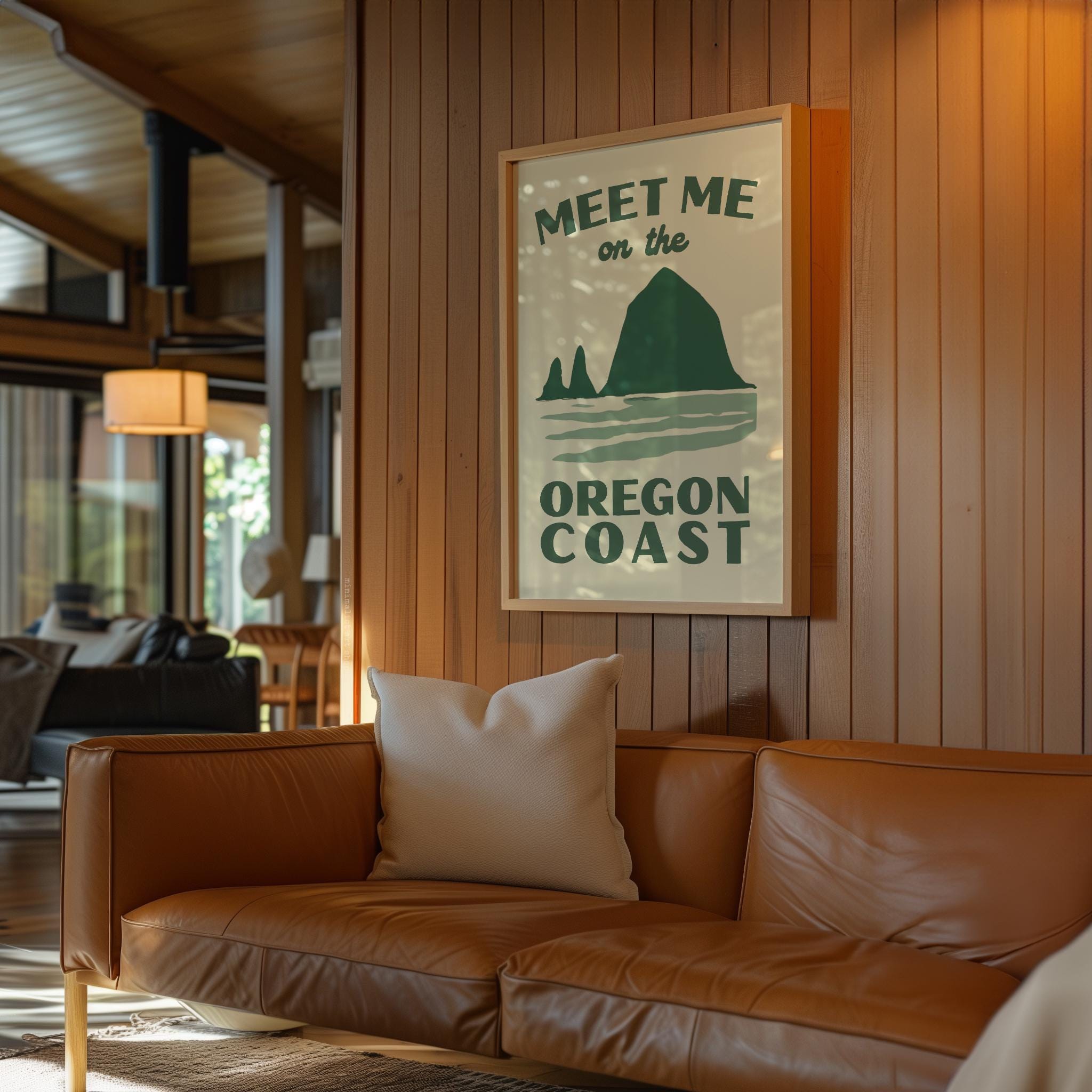 Meet Me on the Oregon Coast Print, Wall Art, Pacific Northwest Decor, Coastal Travel - Image 11