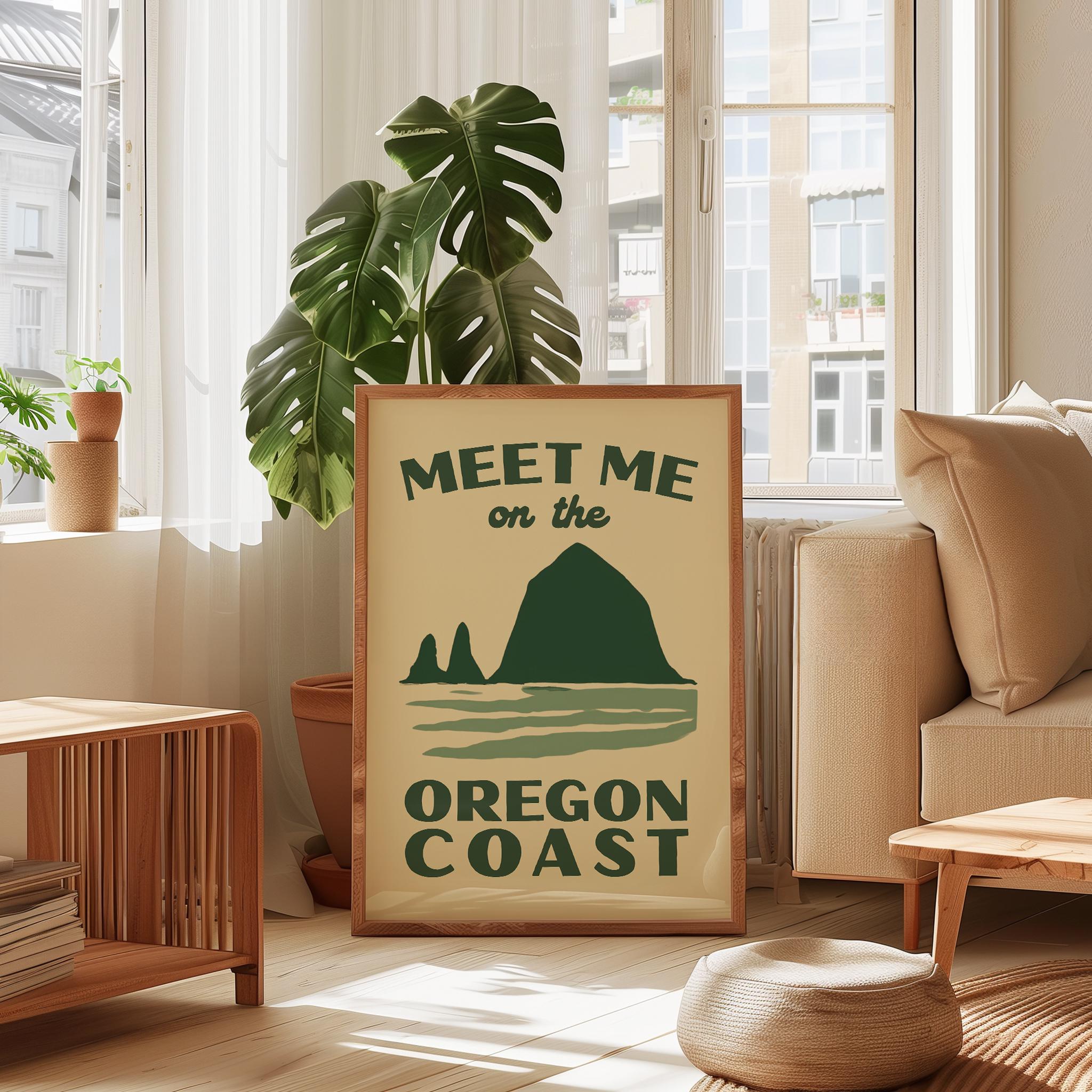 Meet Me on the Oregon Coast Print, Wall Art, Pacific Northwest Decor, Coastal Travel - Image 12