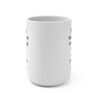 15oz Ceramic Mug — "There is hardship in everything except eating pancakes." Quote Coffee Mug