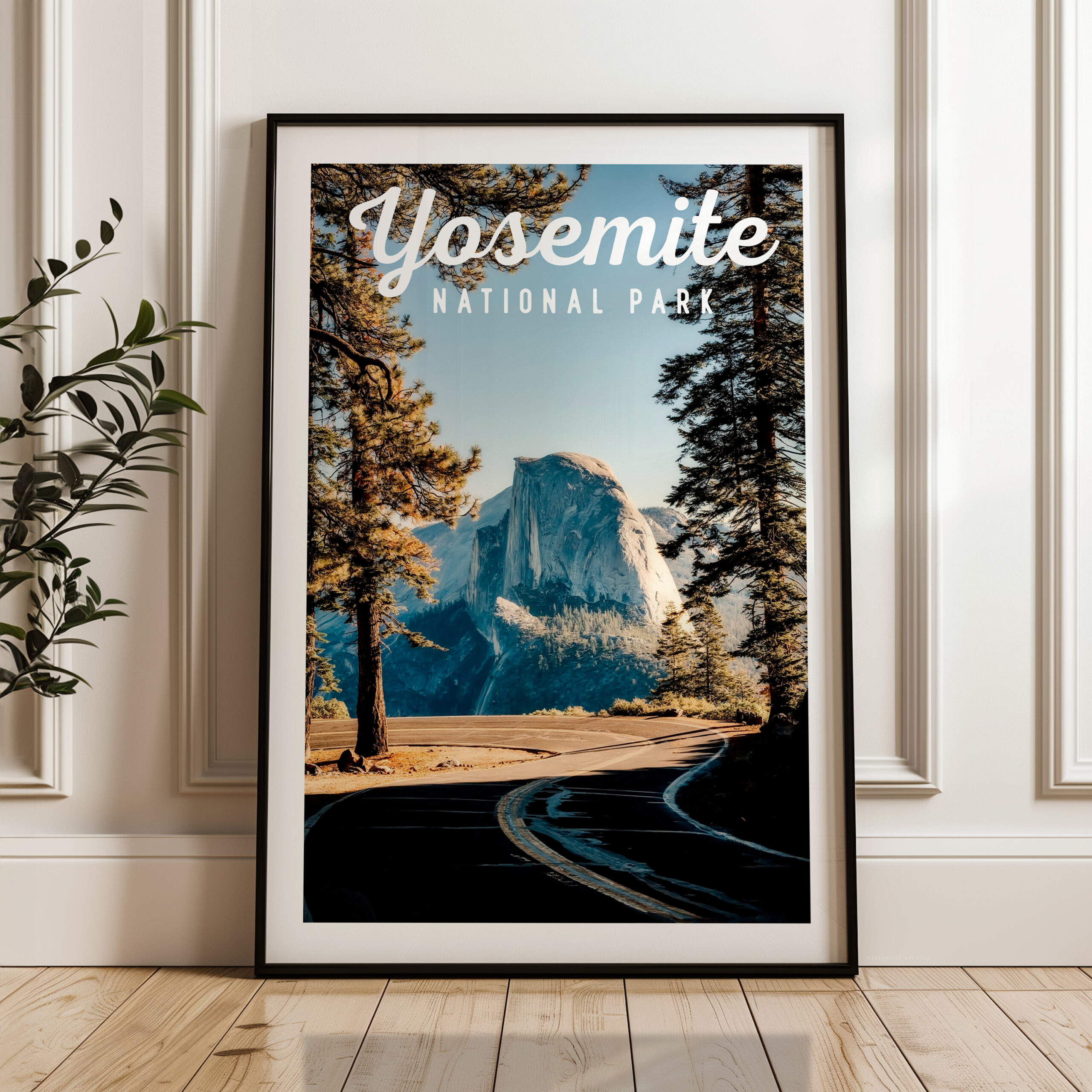 Yosemite National Park Print, Travel Poster, California Wall Art, Mountain Landscape Decor - Image 7
