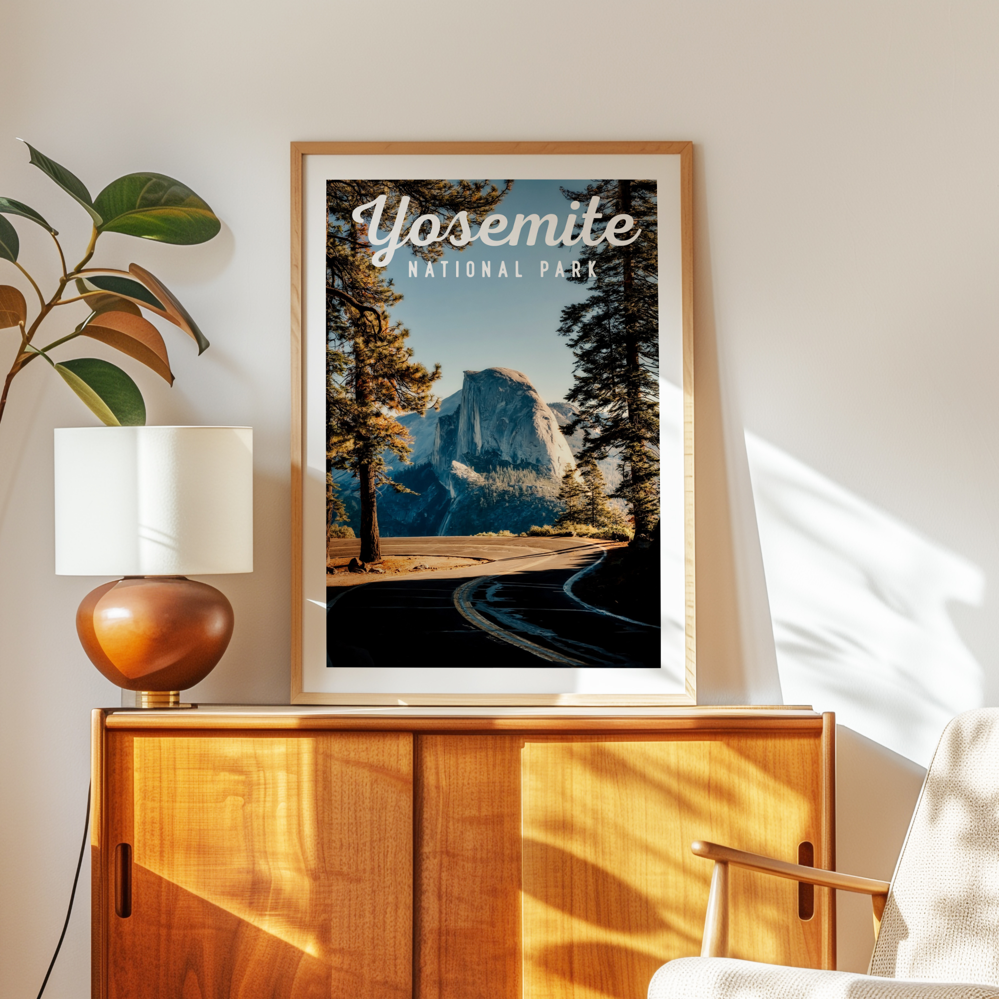 Yosemite National Park Print, Travel Poster, California Wall Art, Mountain Landscape Decor - Image 9