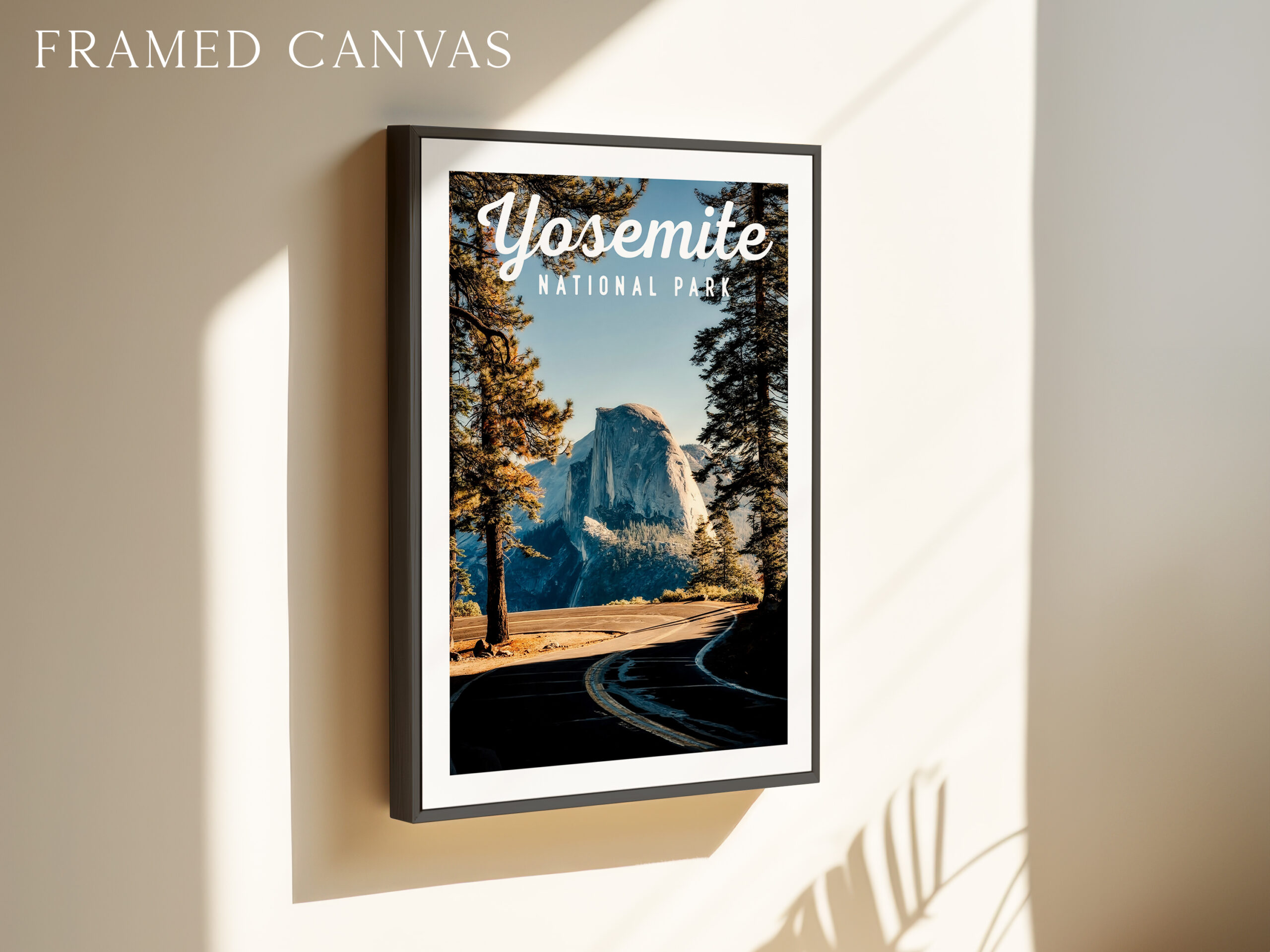Yosemite National Park Print, Travel Poster, California Wall Art, Mountain Landscape Decor - Image 3