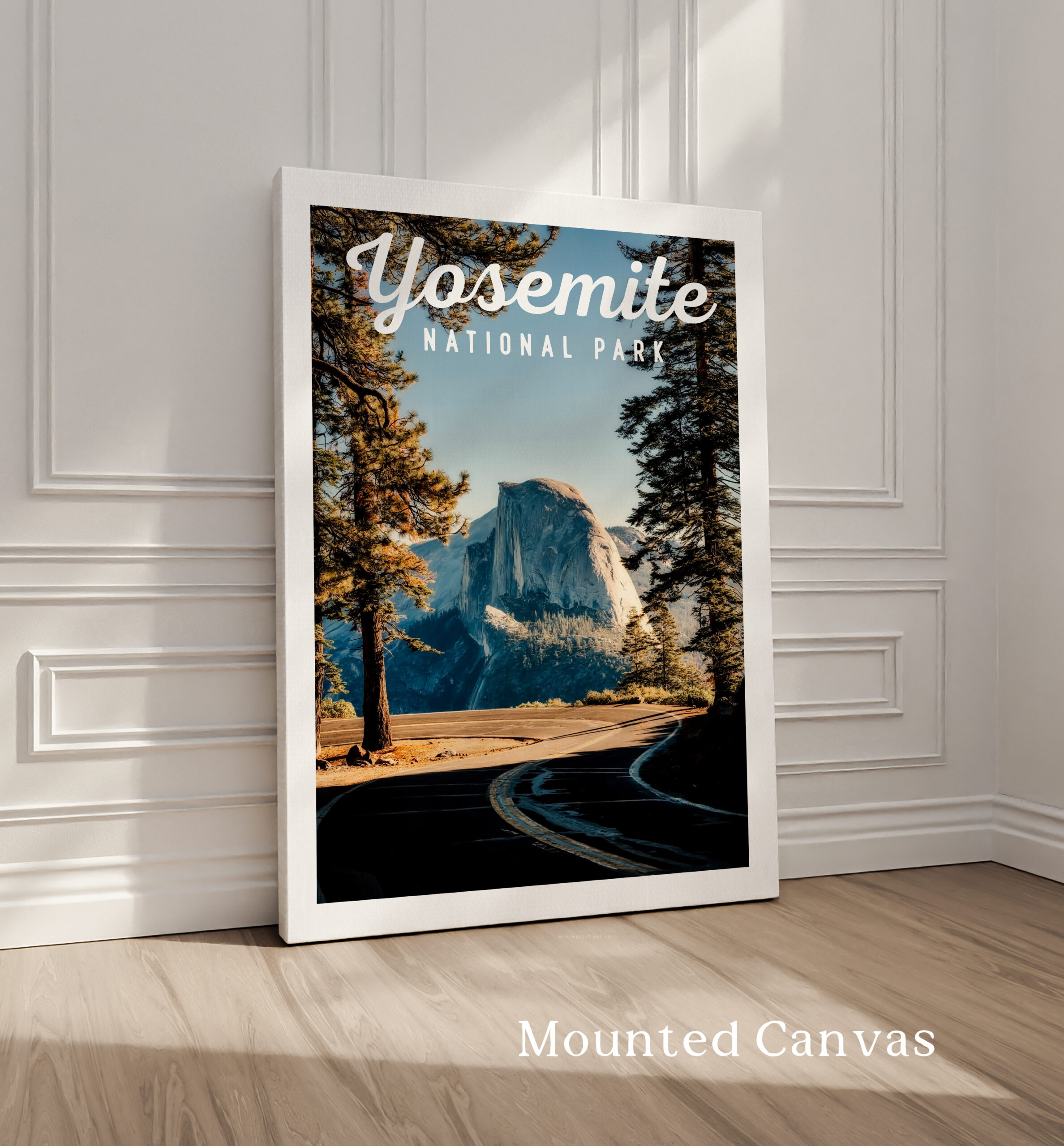 Yosemite National Park Print, Travel Poster, California Wall Art, Mountain Landscape Decor - Image 2