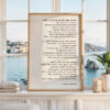 She Flirts With the Moon Literary Print, Poetry Art, Jessie Dysart Poem, Nature Lover Gift